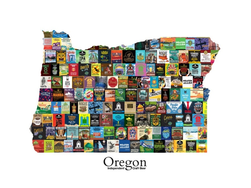 Oregon Beer Labels